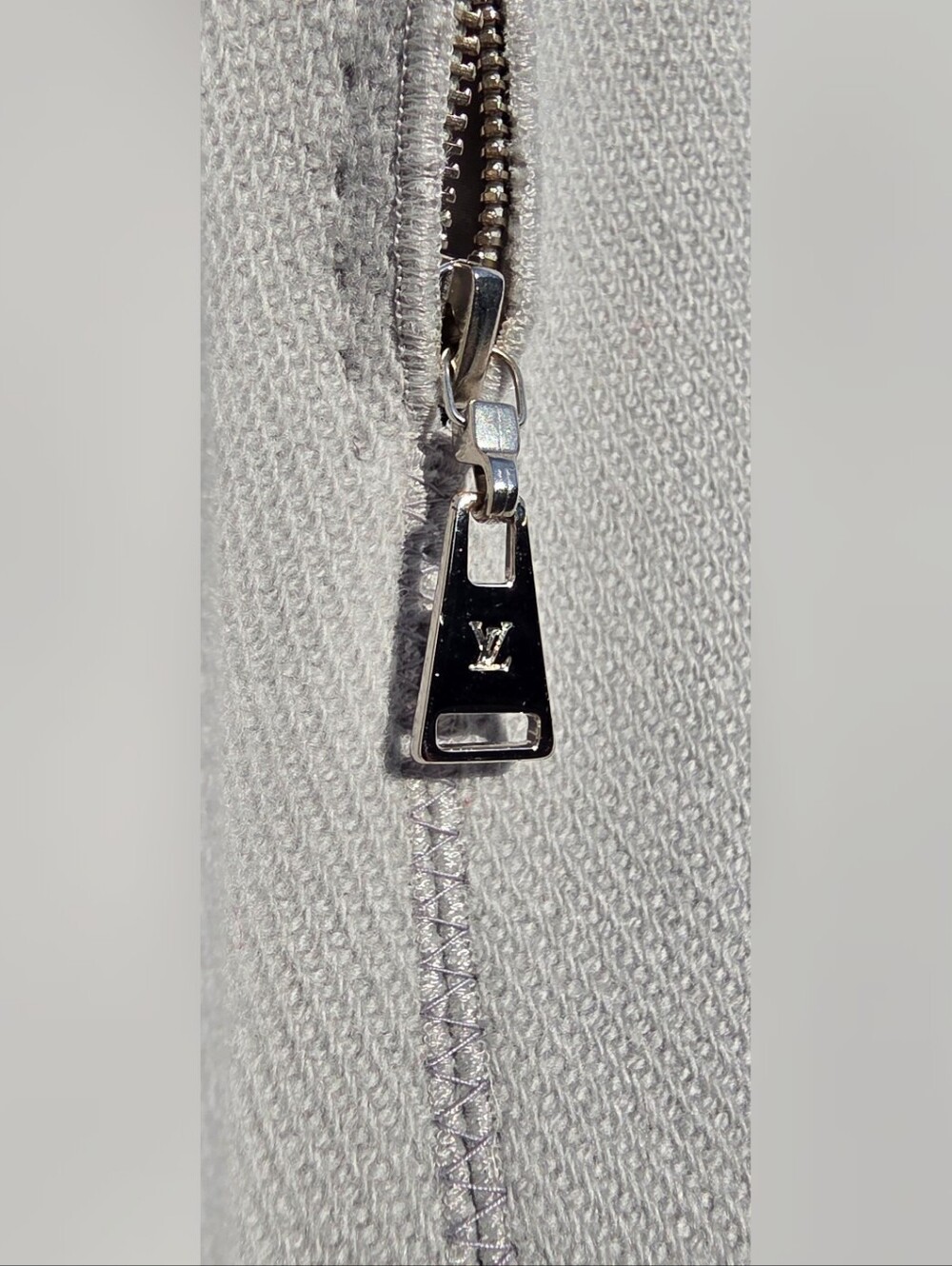 Louis Vuitton Fall 2007 Look 30 Light Grey Wool Silk Lined Midi Skirt FR 38/US 6 - Picture 6 of 8